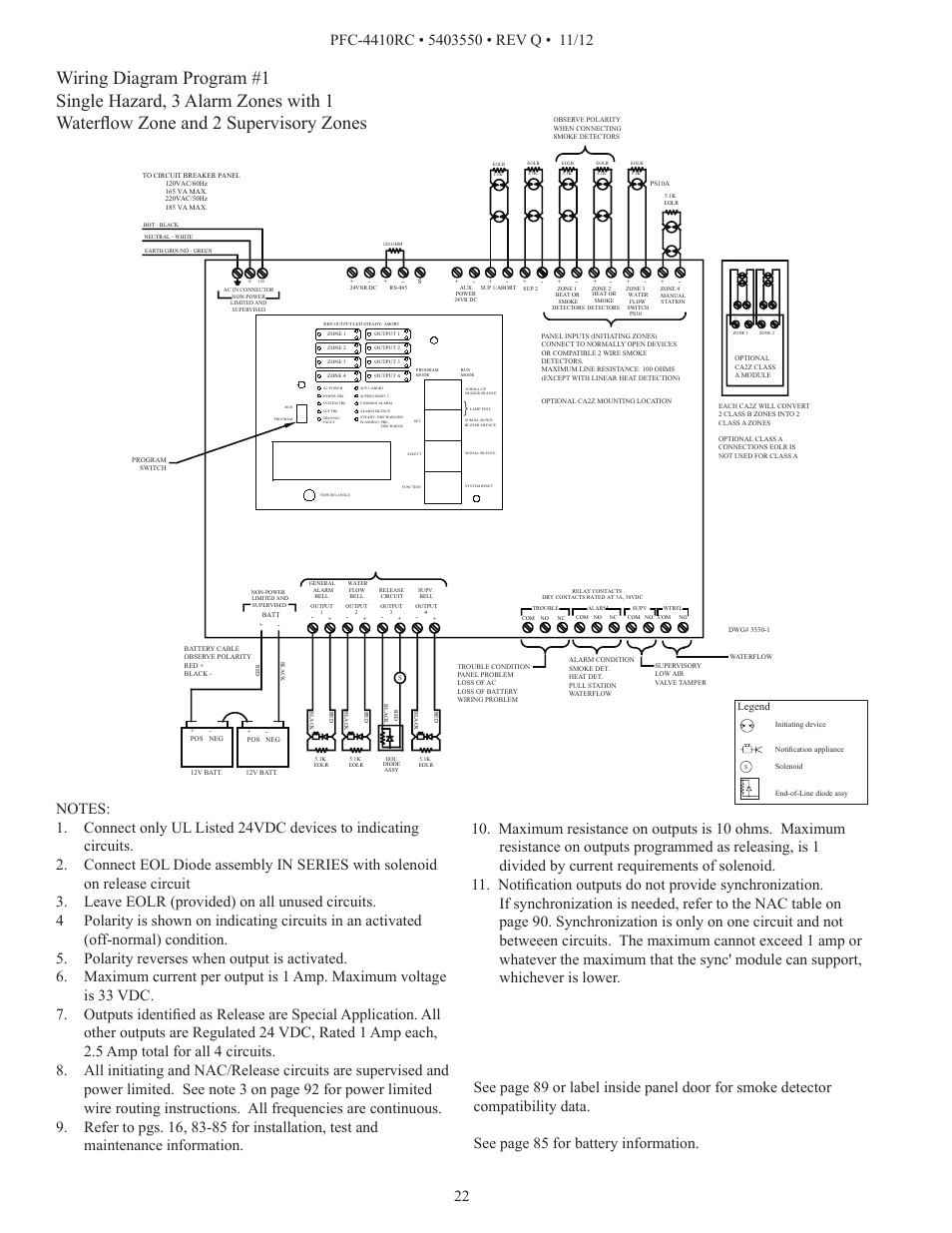 Potter PFC-4410RC User Manual | Page 22 / 99
