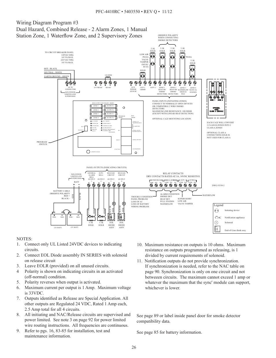 Potter PFC-4410RC User Manual | Page 26 / 99