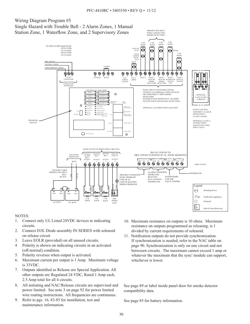 Potter PFC-4410RC User Manual | Page 30 / 99