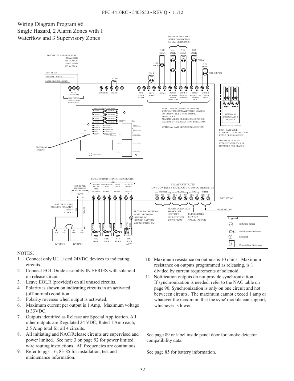 Potter PFC-4410RC User Manual | Page 32 / 99