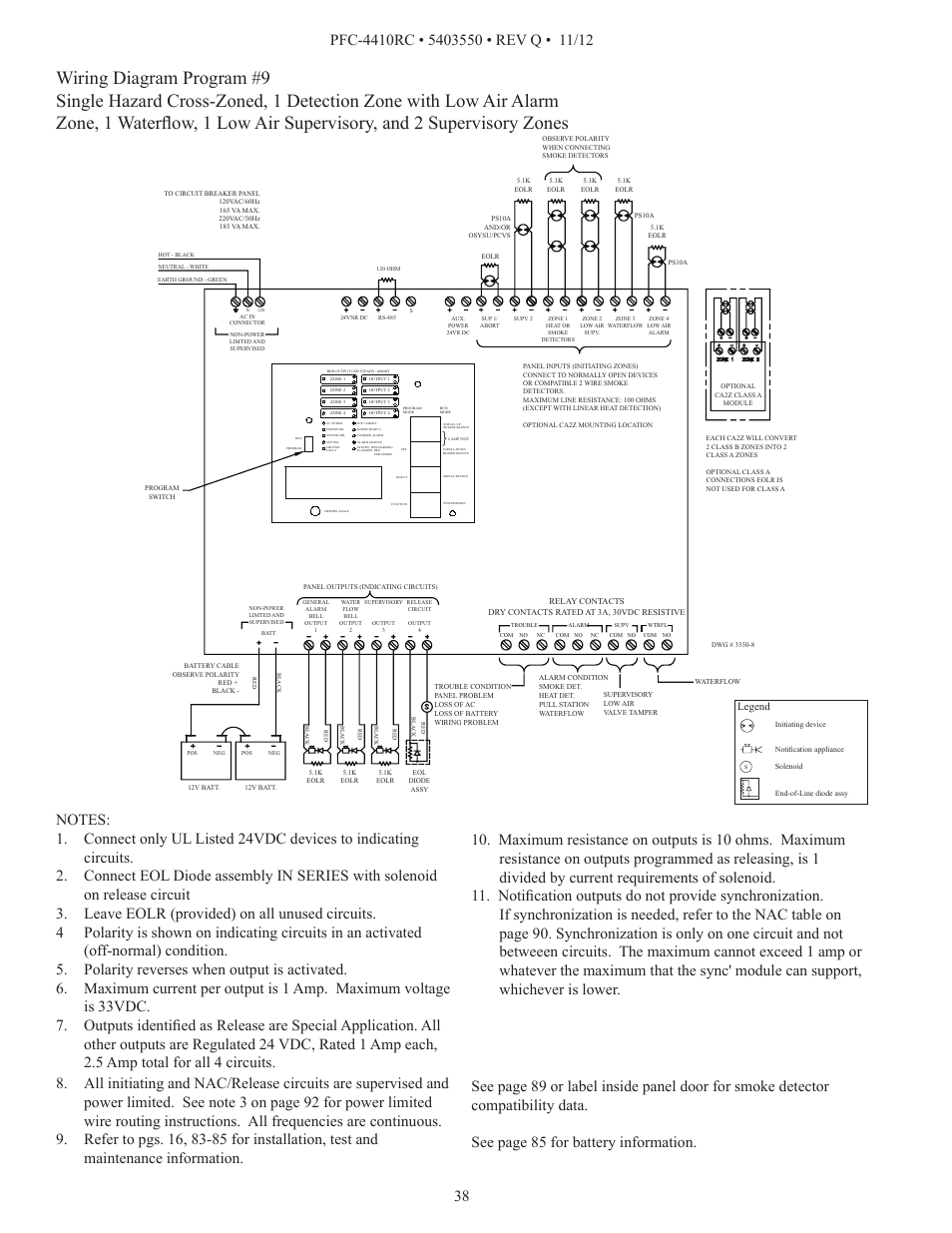 Potter PFC-4410RC User Manual | Page 38 / 99