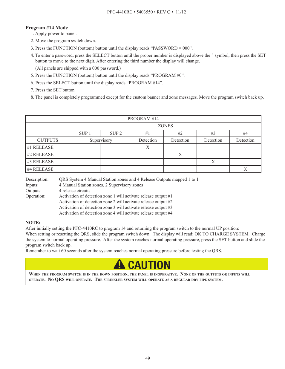 Potter PFC-4410RC User Manual | Page 49 / 99