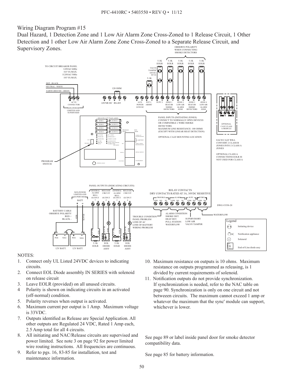 Potter PFC-4410RC User Manual | Page 50 / 99