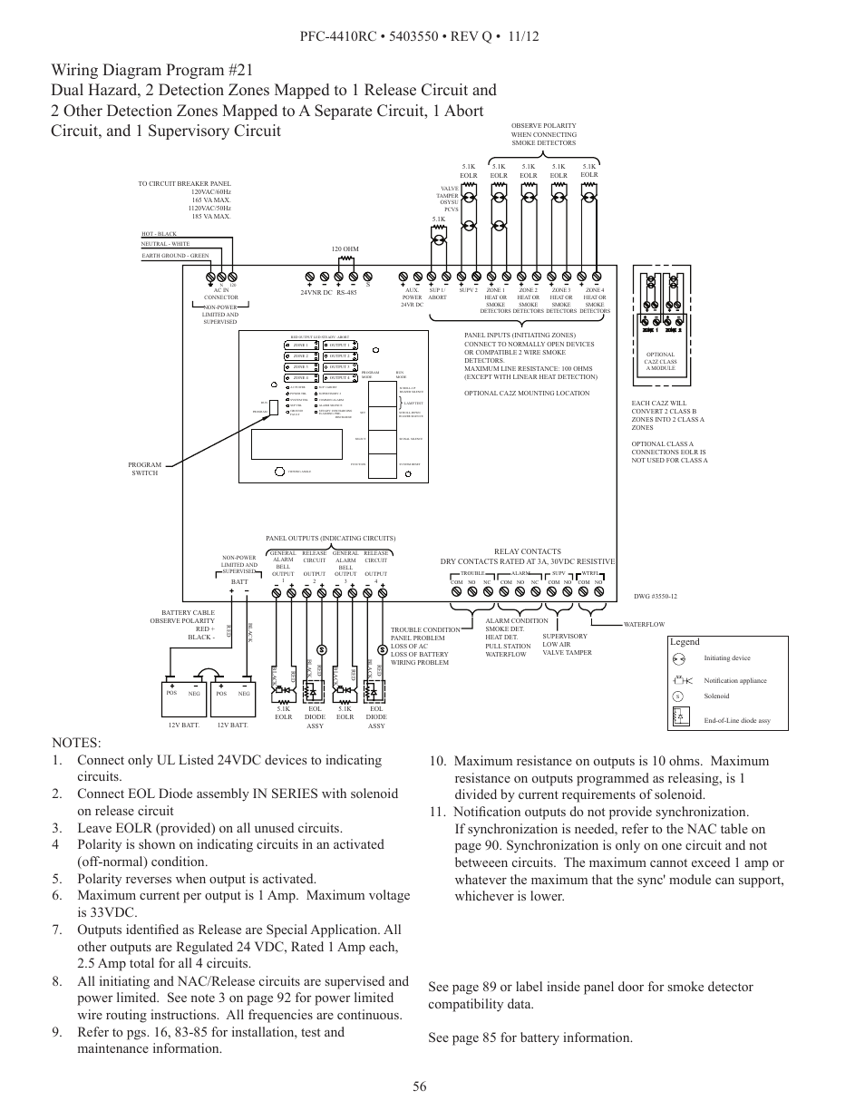 Potter PFC-4410RC User Manual | Page 56 / 99
