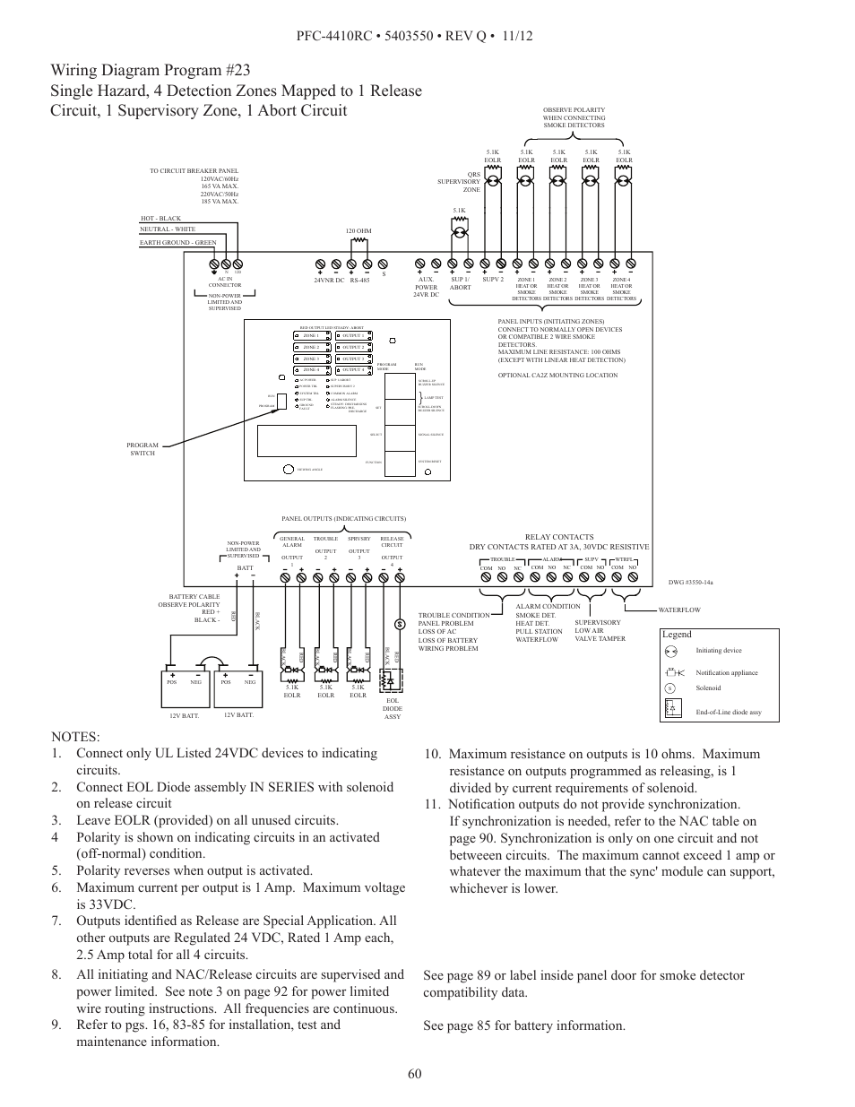 Potter PFC-4410RC User Manual | Page 60 / 99