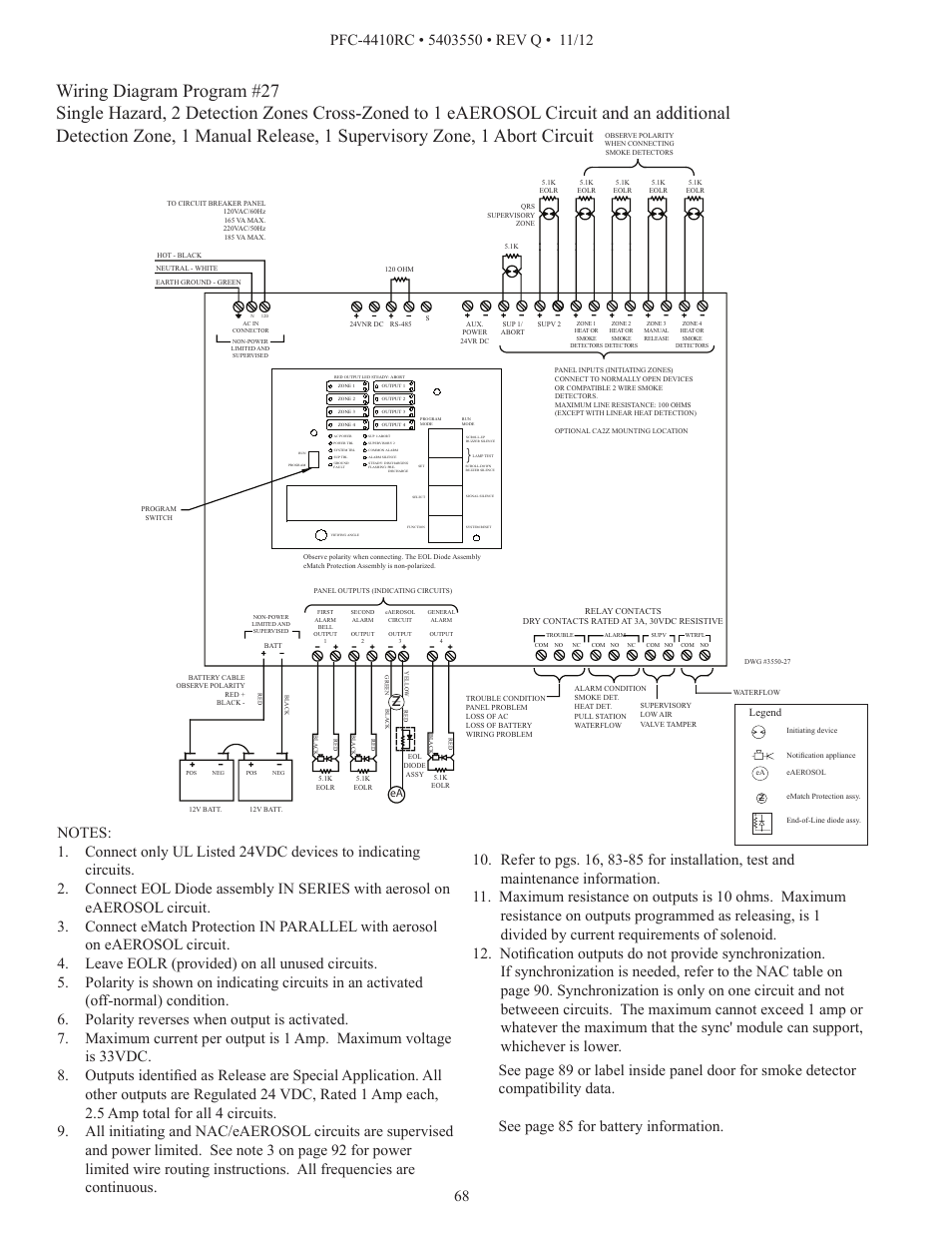 Potter PFC-4410RC User Manual | Page 68 / 99
