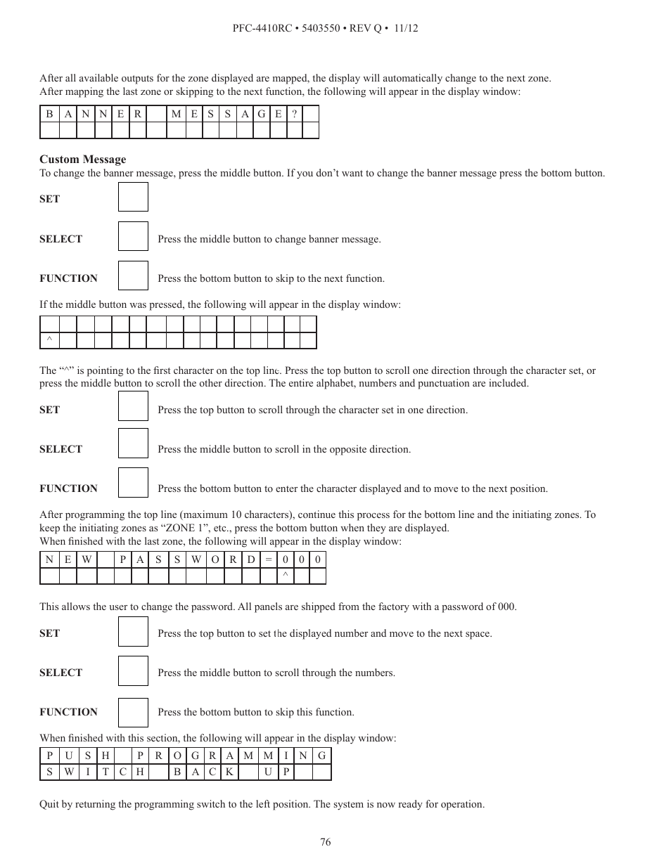 Potter PFC-4410RC User Manual | Page 76 / 99
