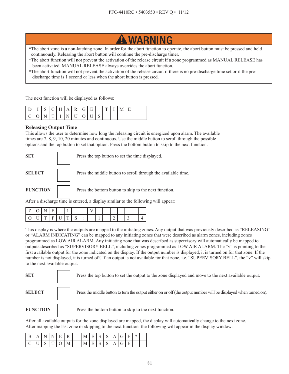 Potter PFC-4410RC User Manual | Page 81 / 99