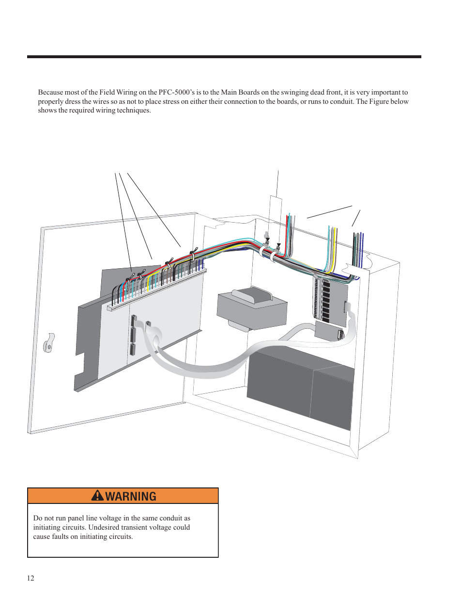 Field wiring | Potter PFC-5000 Series User Manual | Page 16 / 44
