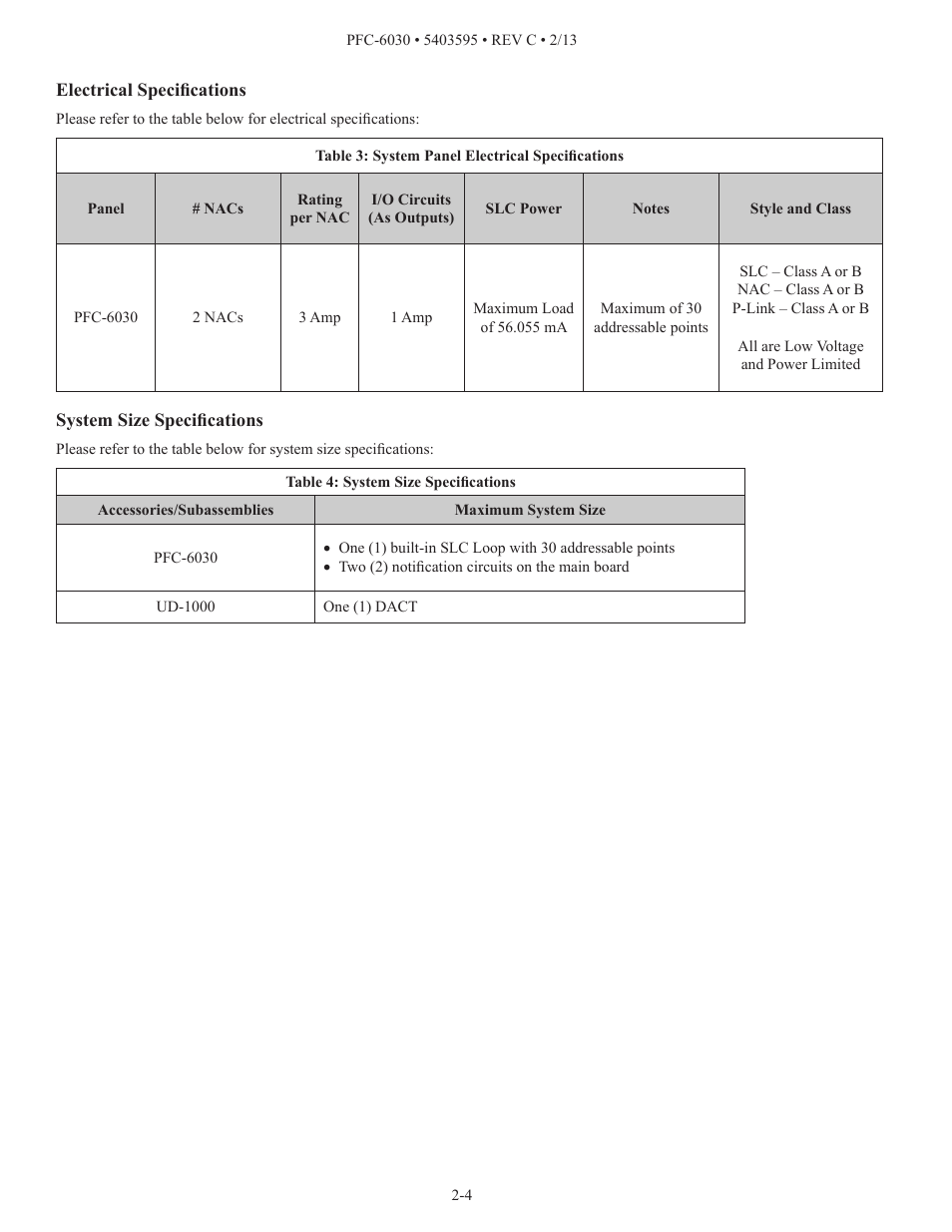 Potter PFC-6030 User Manual | Page 10 / 122