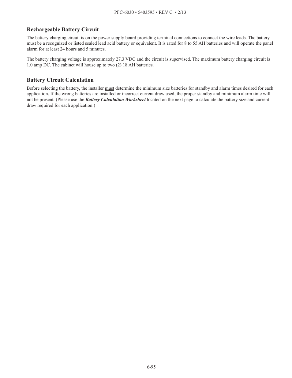 Potter PFC-6030 User Manual | Page 101 / 122
