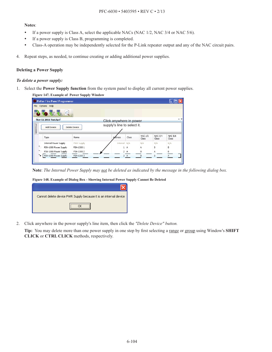 Potter PFC-6030 User Manual | Page 110 / 122