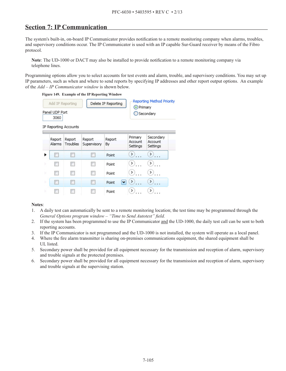 Potter PFC-6030 User Manual | Page 111 / 122