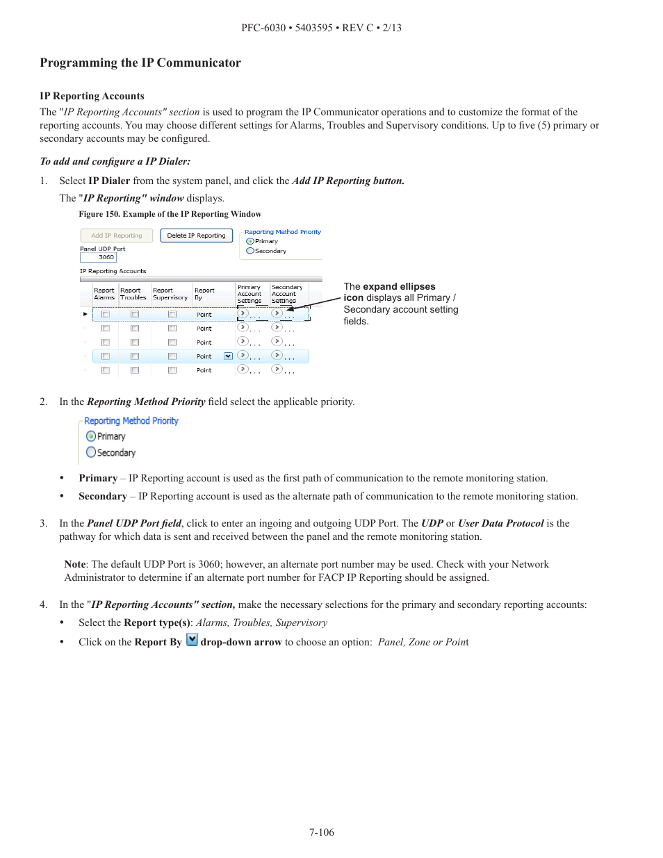 Potter PFC-6030 User Manual | Page 112 / 122