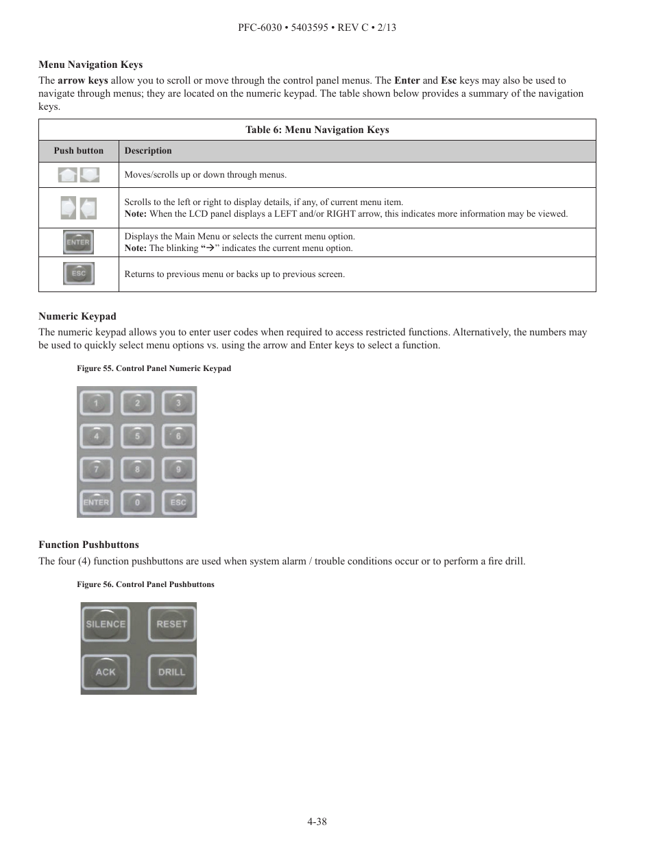 Potter PFC-6030 User Manual | Page 44 / 122