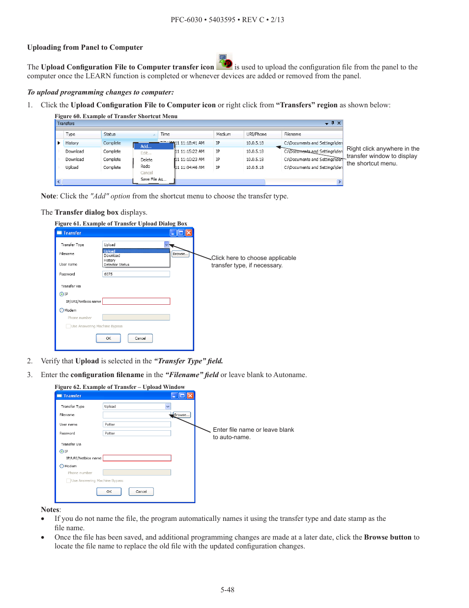Potter PFC-6030 User Manual | Page 54 / 122