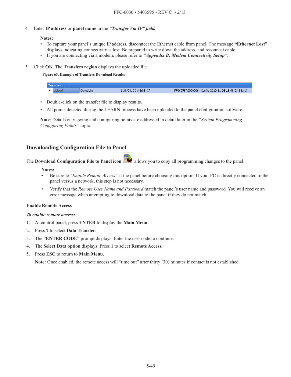 Potter PFC-6030 User Manual | Page 55 / 122