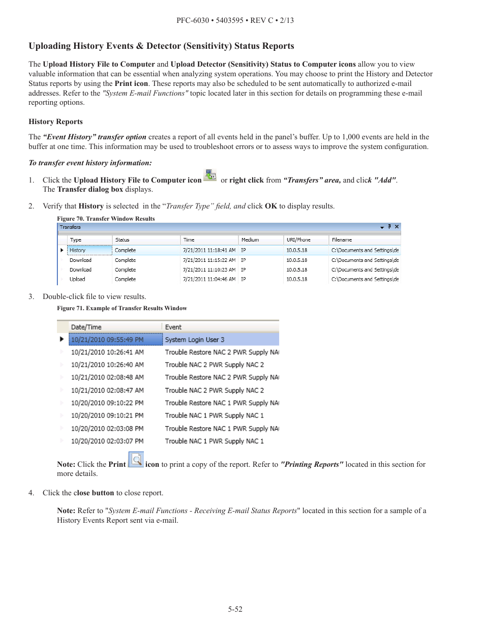 Potter PFC-6030 User Manual | Page 58 / 122