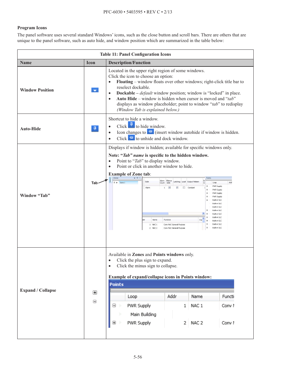 Potter PFC-6030 User Manual | Page 62 / 122