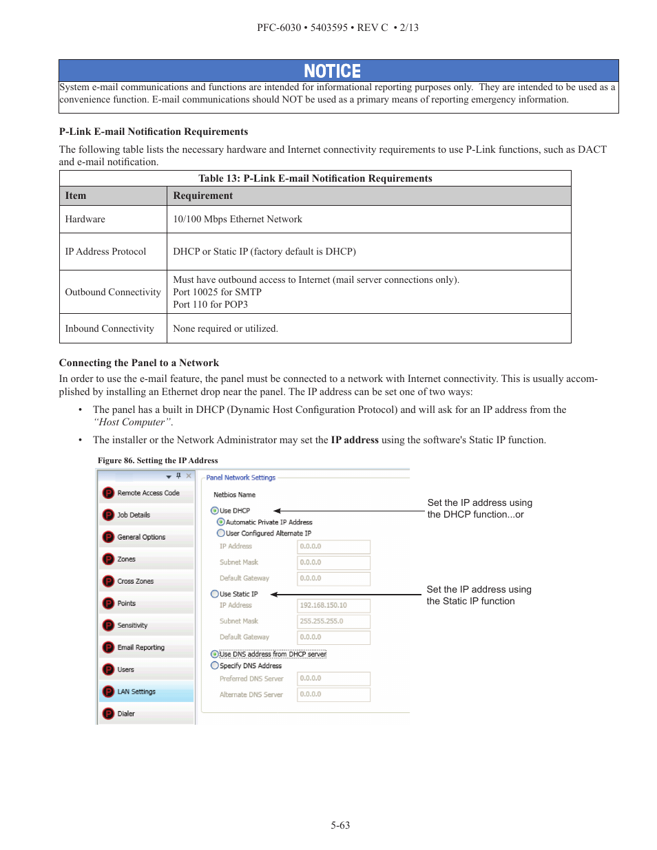 Potter PFC-6030 User Manual | Page 69 / 122