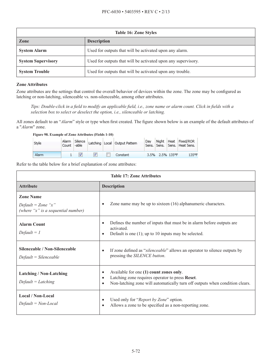 Potter PFC-6030 User Manual | Page 78 / 122