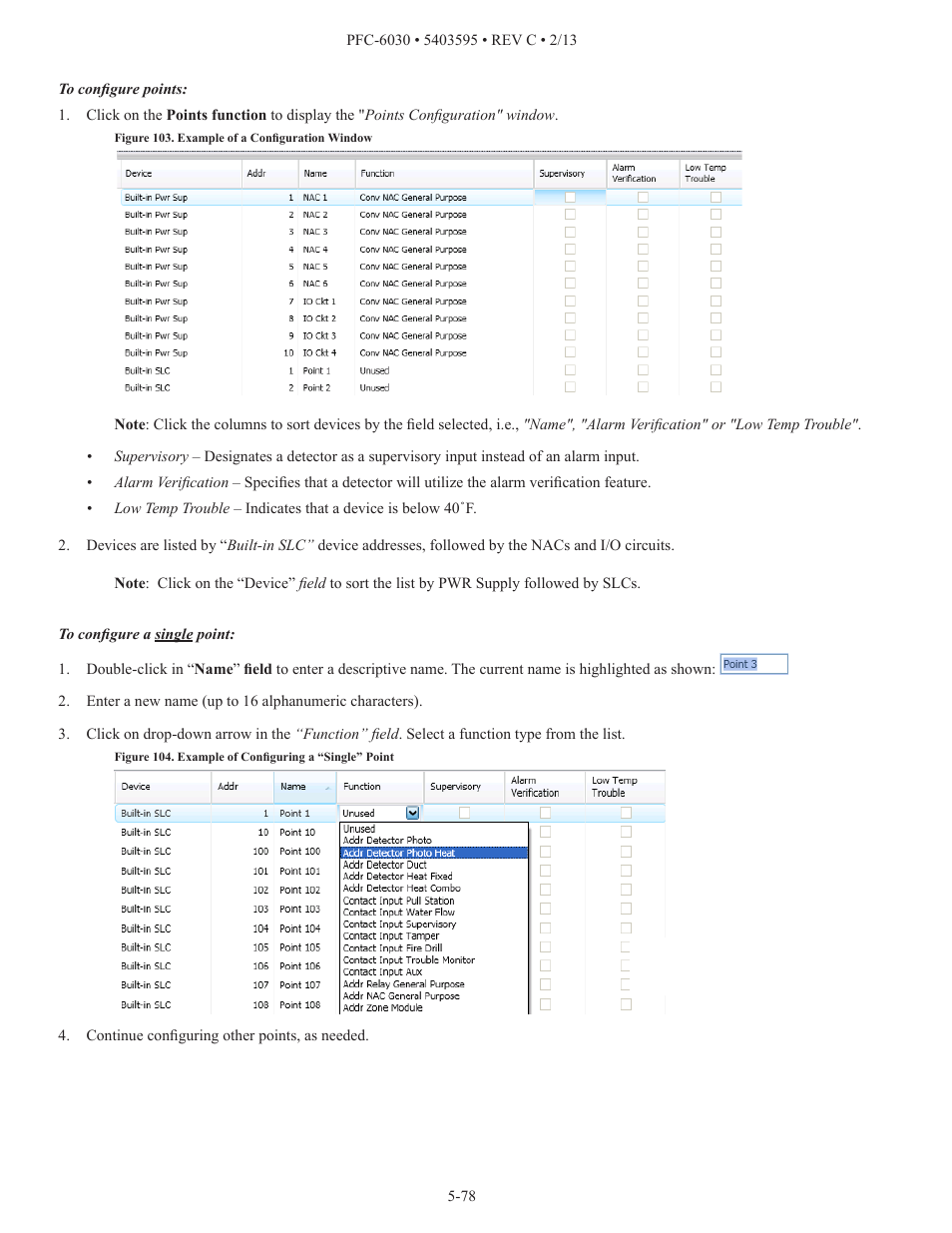Potter PFC-6030 User Manual | Page 84 / 122