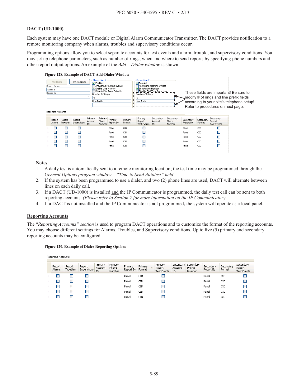 Potter PFC-6030 User Manual | Page 95 / 122