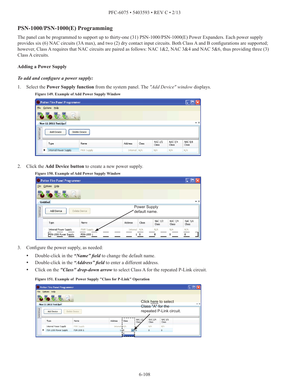 Potter PFC-6075 User Manual | Page 114 / 127
