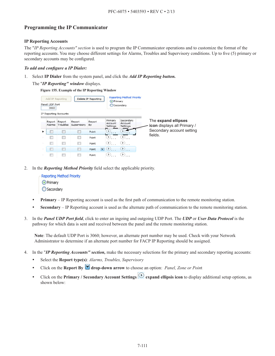 Potter PFC-6075 User Manual | Page 117 / 127