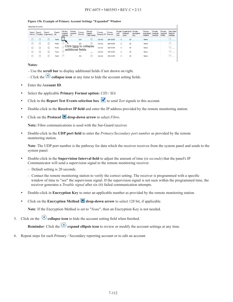 Potter PFC-6075 User Manual | Page 118 / 127