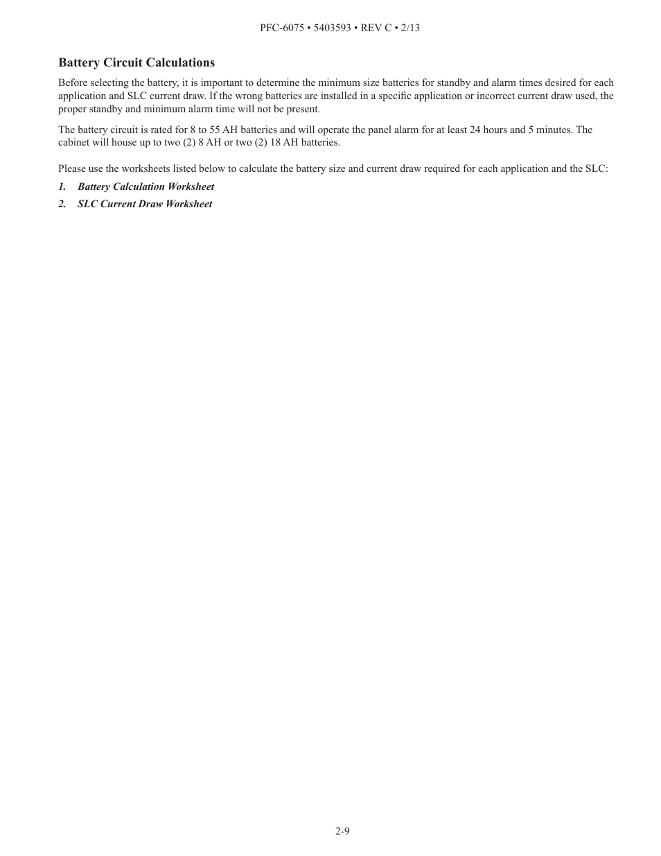 Potter PFC-6075 User Manual | Page 15 / 127
