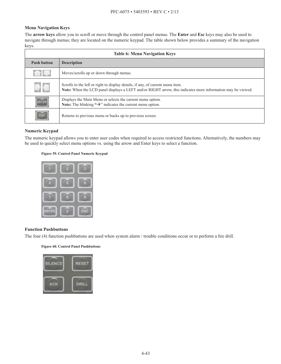 Potter PFC-6075 User Manual | Page 49 / 127