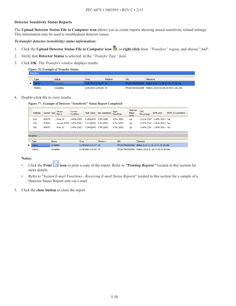 Potter PFC-6075 User Manual | Page 64 / 127