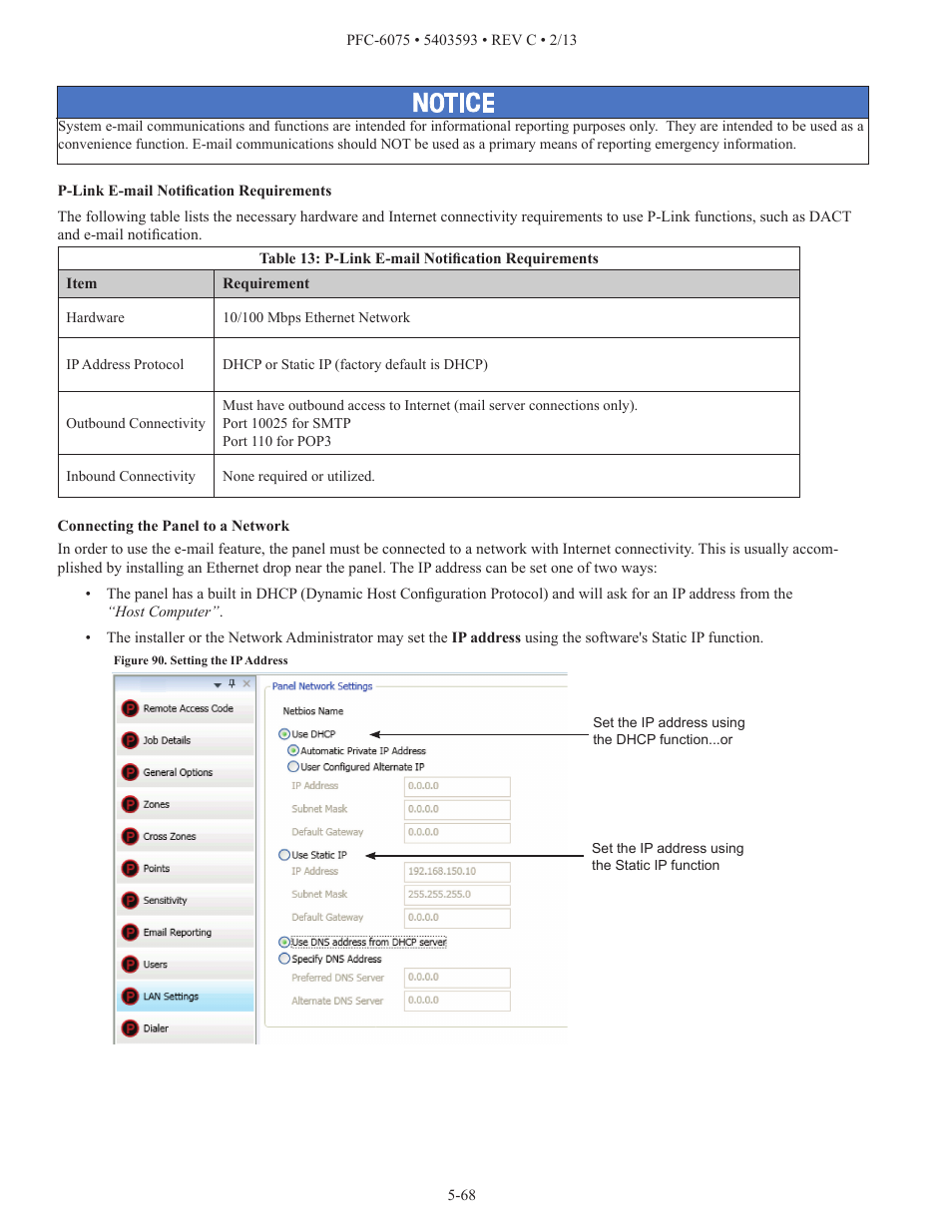 Potter PFC-6075 User Manual | Page 74 / 127