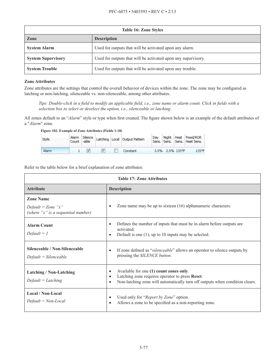 Potter PFC-6075 User Manual | Page 83 / 127