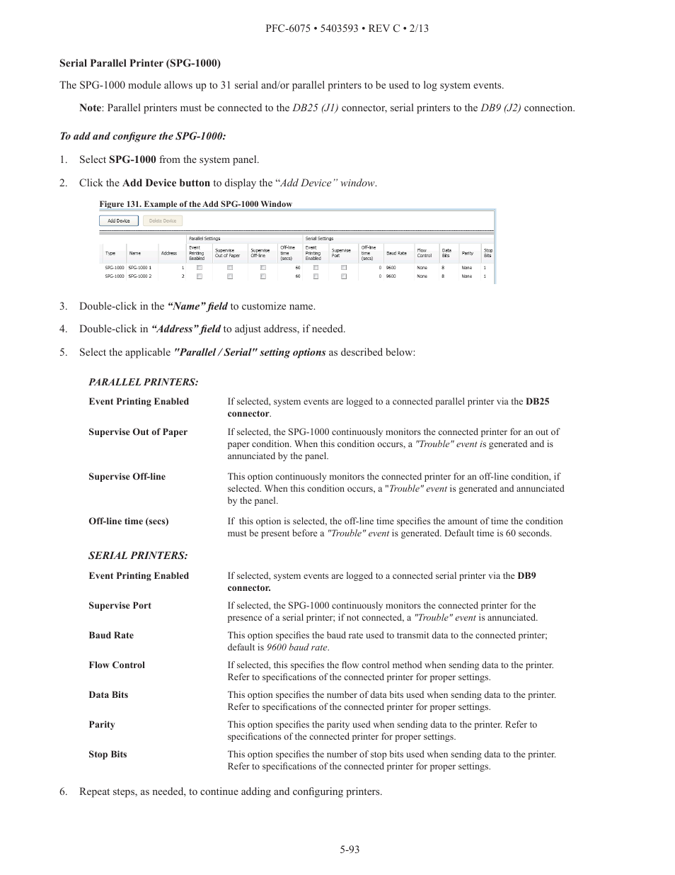Potter PFC-6075 User Manual | Page 99 / 127