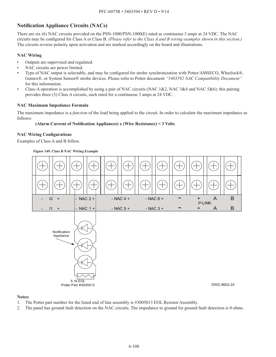 Potter PFC-6075R User Manual | Page 114 / 136