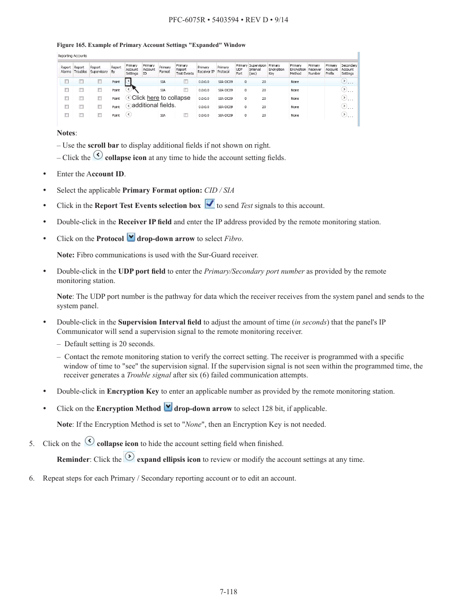 Potter PFC-6075R User Manual | Page 124 / 136