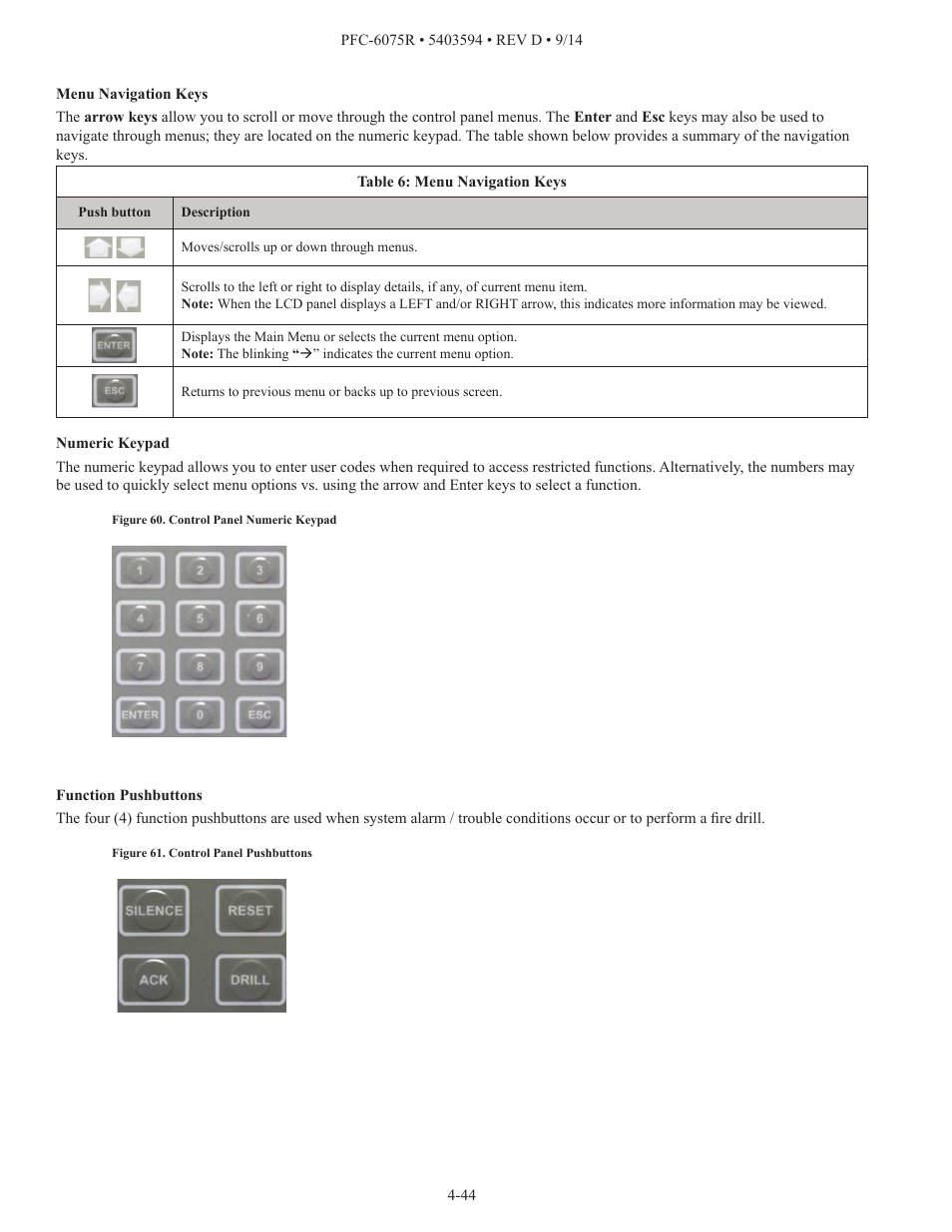 Potter PFC-6075R User Manual | Page 50 / 136