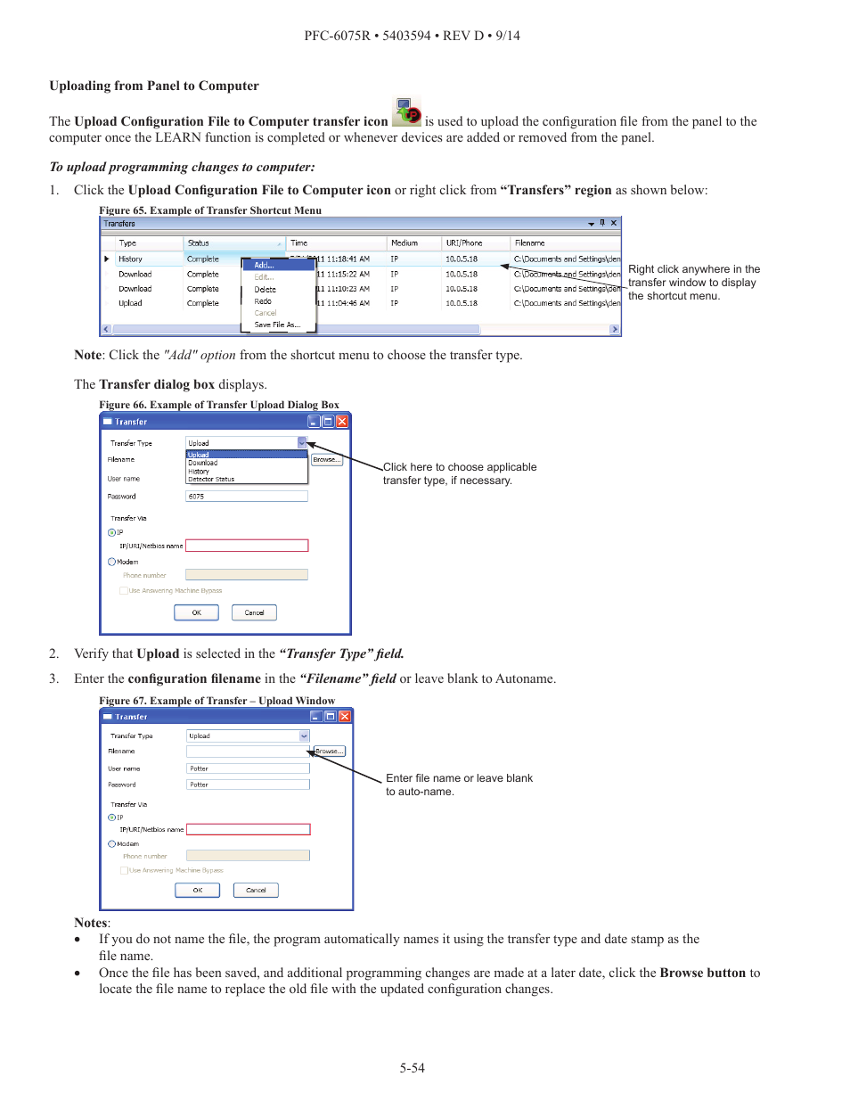 Potter PFC-6075R User Manual | Page 60 / 136