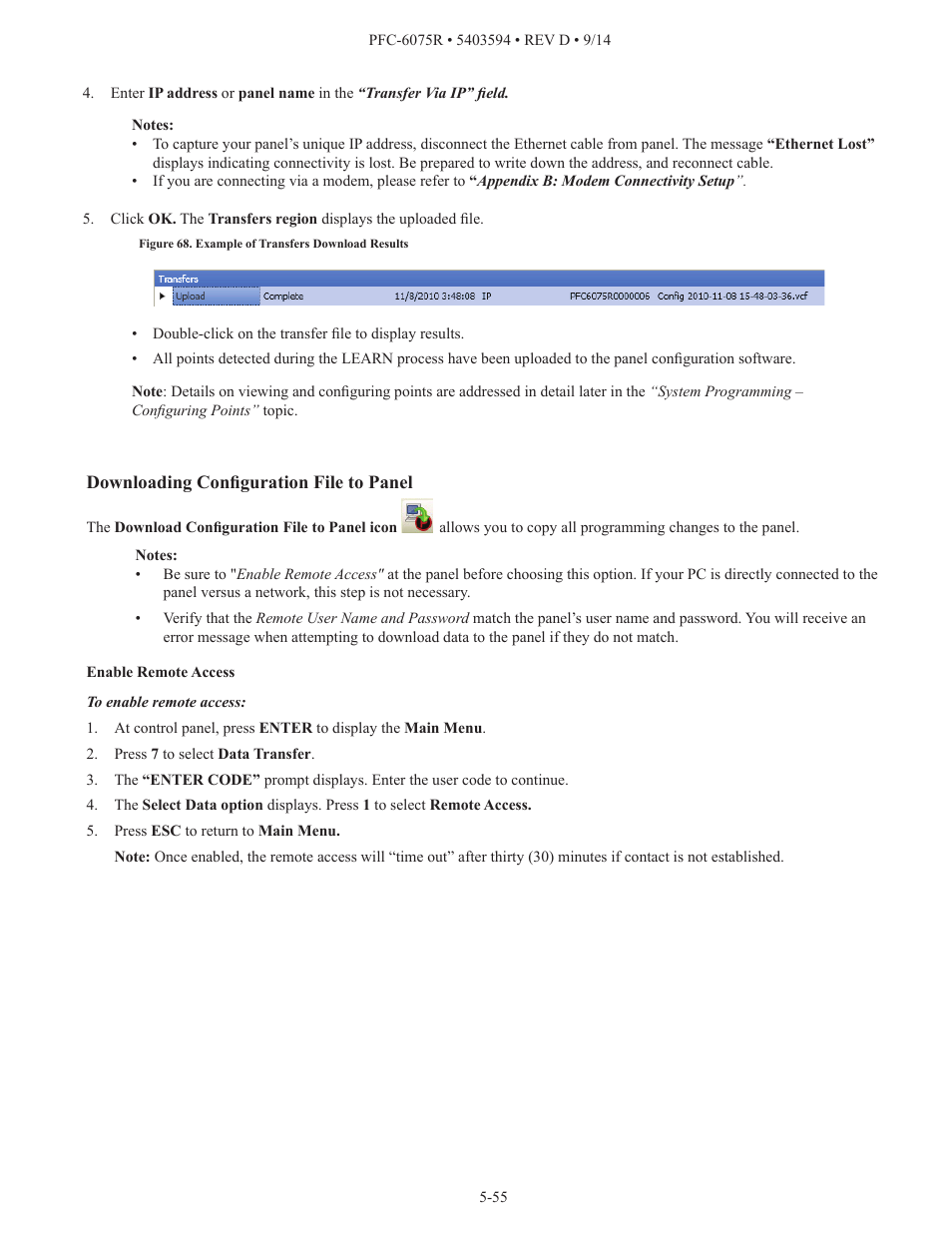 Potter PFC-6075R User Manual | Page 61 / 136