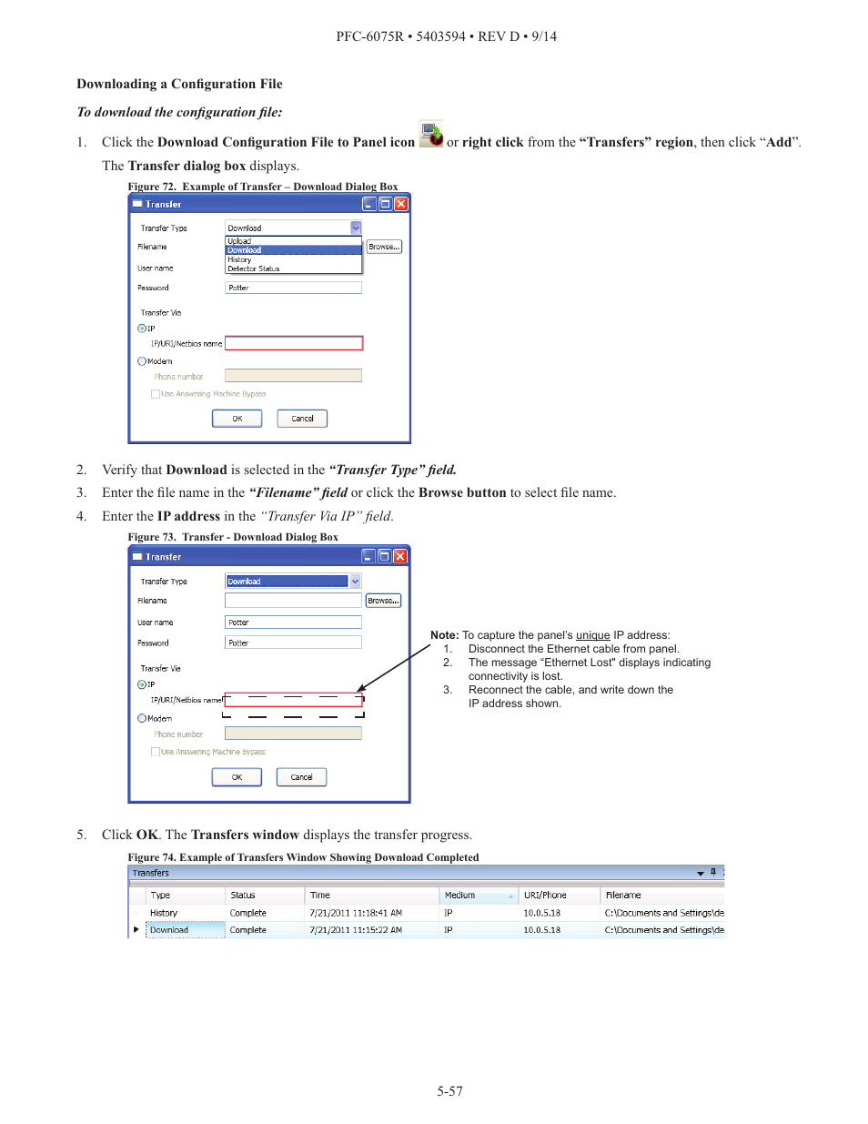 Potter PFC-6075R User Manual | Page 63 / 136