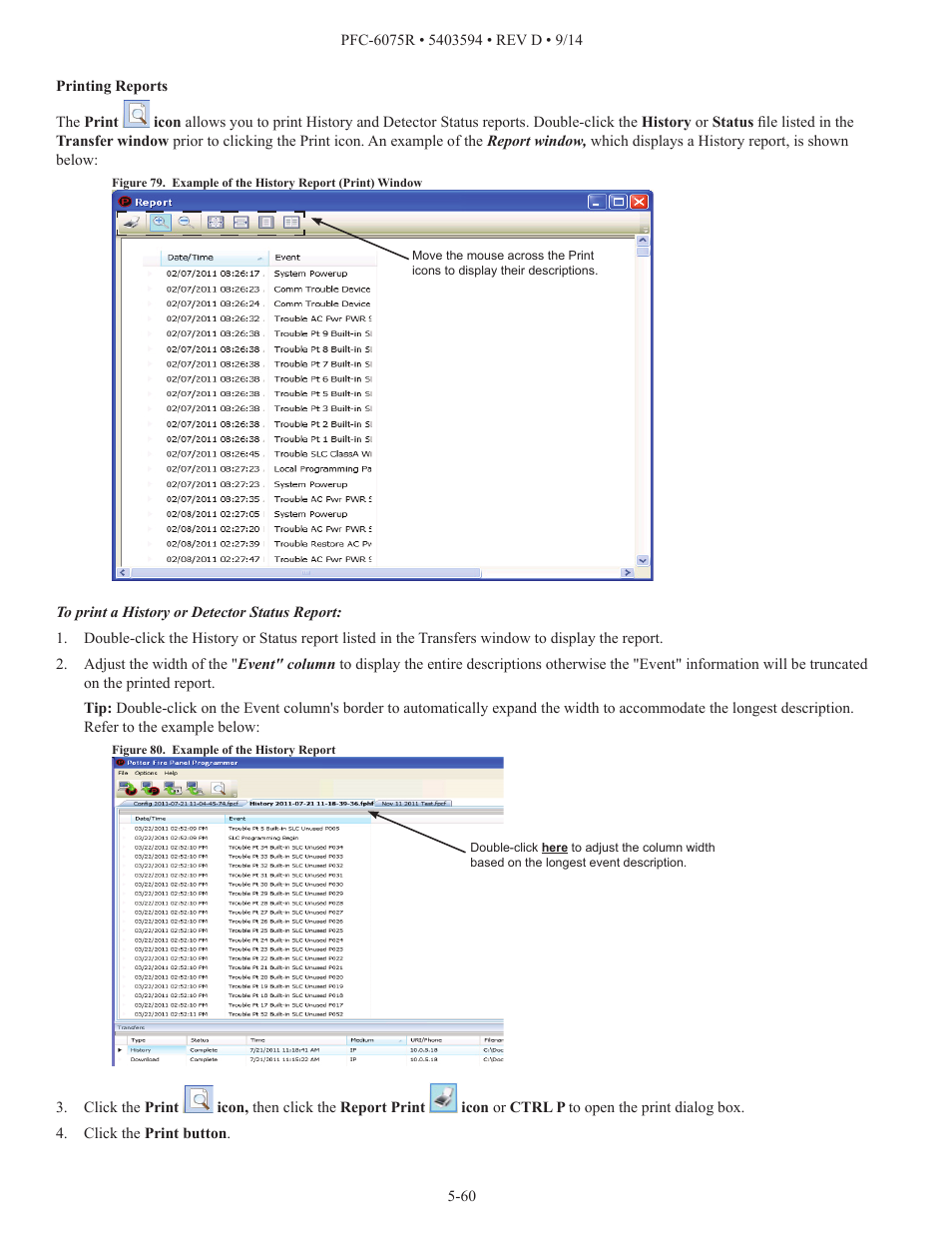 Potter PFC-6075R User Manual | Page 66 / 136