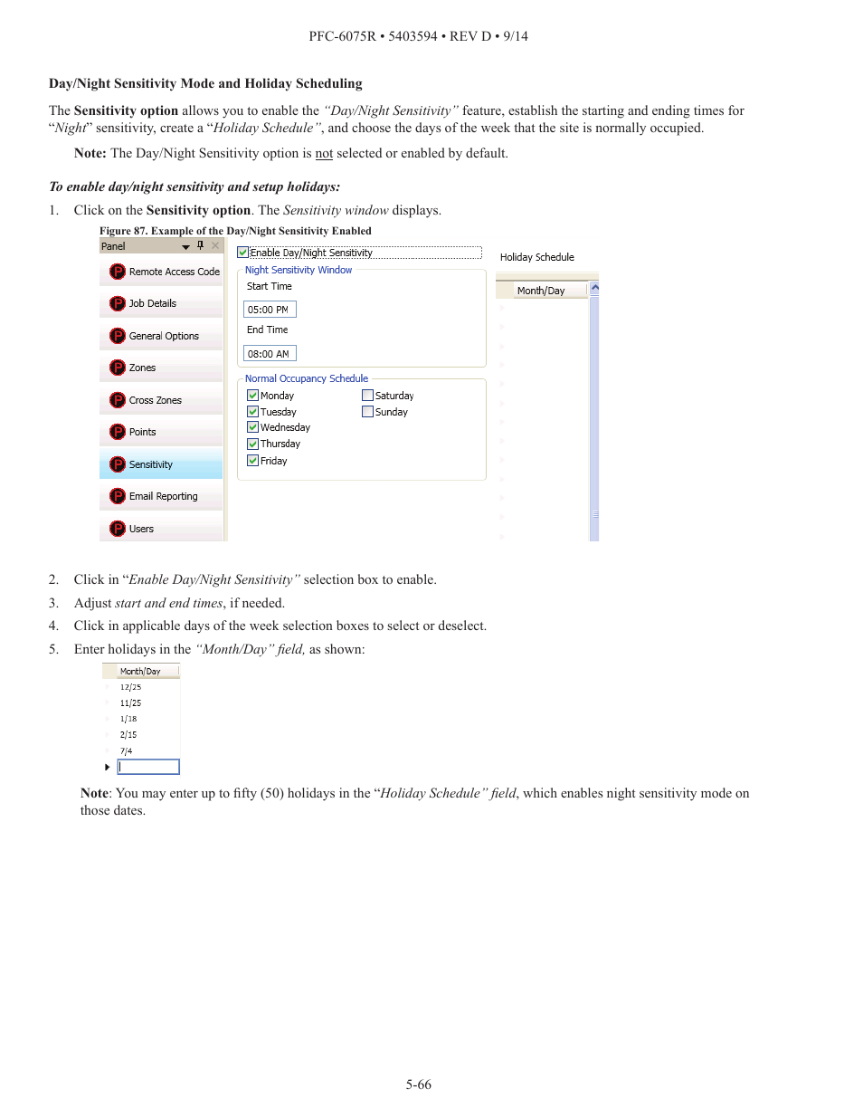 Potter PFC-6075R User Manual | Page 72 / 136