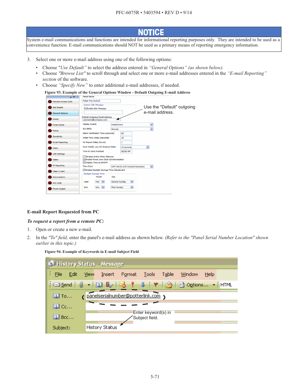 Potter PFC-6075R User Manual | Page 77 / 136