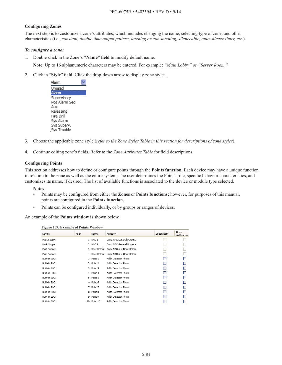 Potter PFC-6075R User Manual | Page 87 / 136