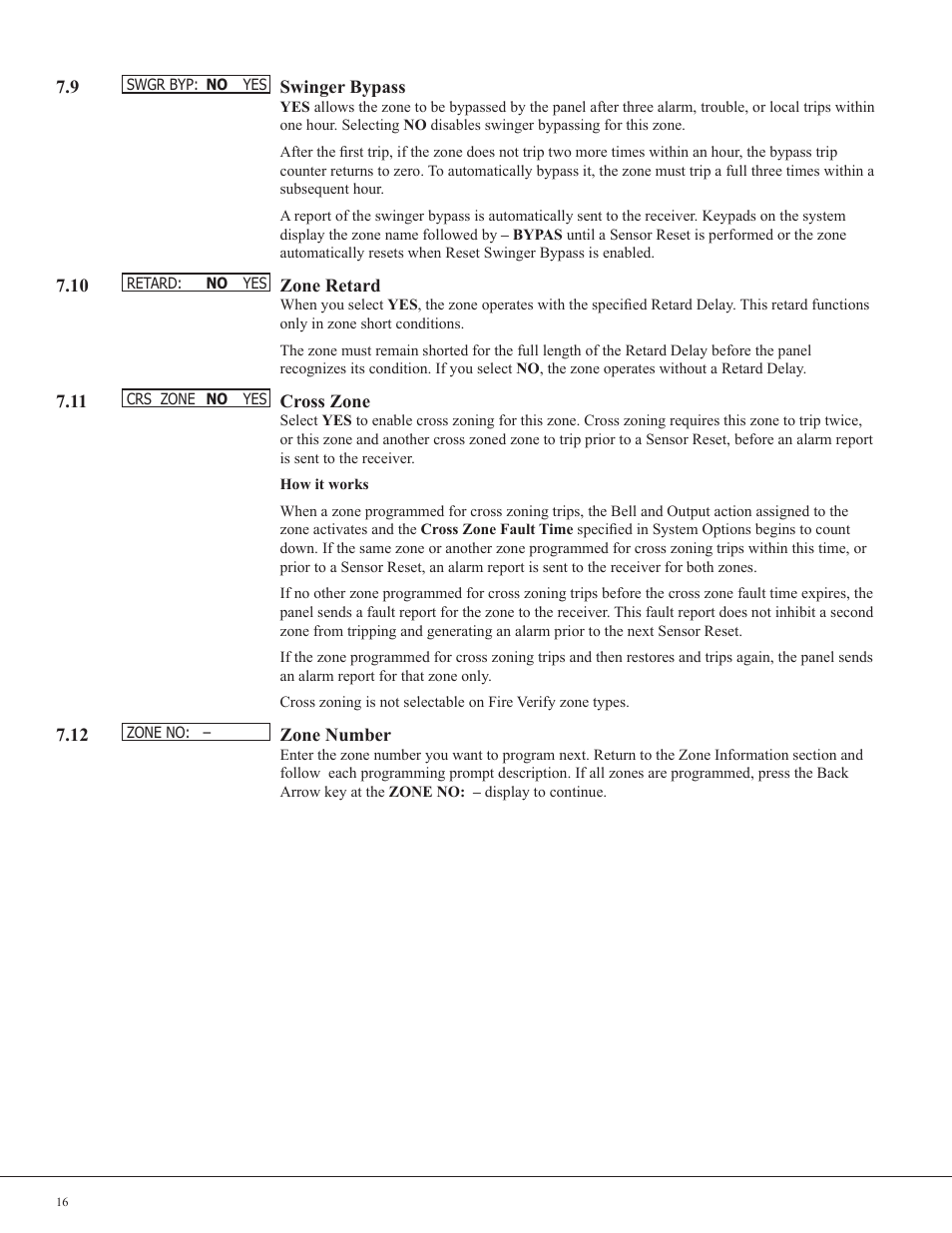 Potter PFC-7501 User Manual | Page 20 / 26