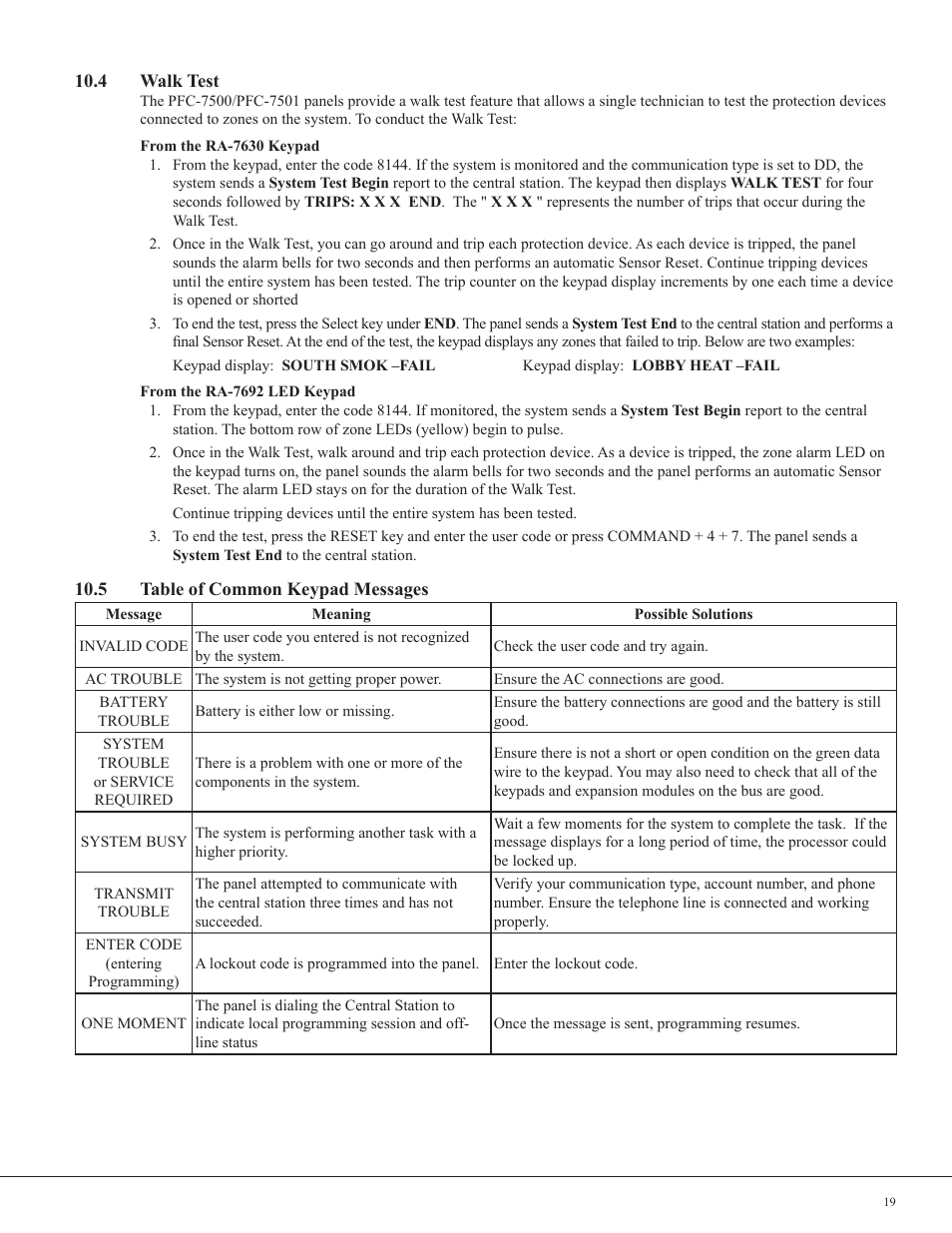 Potter PFC-7501 User Manual | Page 23 / 26