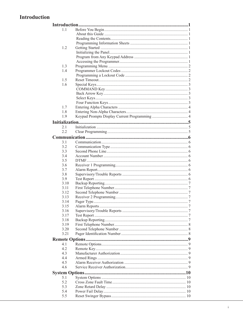 Introduction | Potter PFC-7501 User Manual | Page 3 / 26