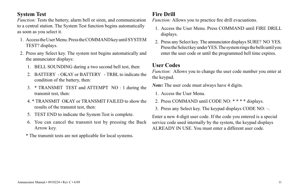 Potter RA-7692 User Manual | Page 11 / 16